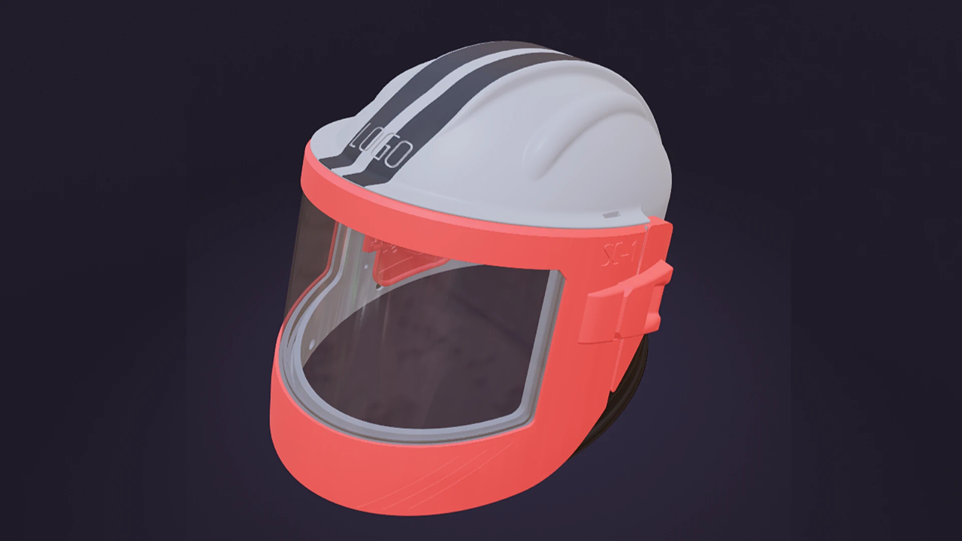 3D Візуалізація WebGL2 проекту захисного шолома